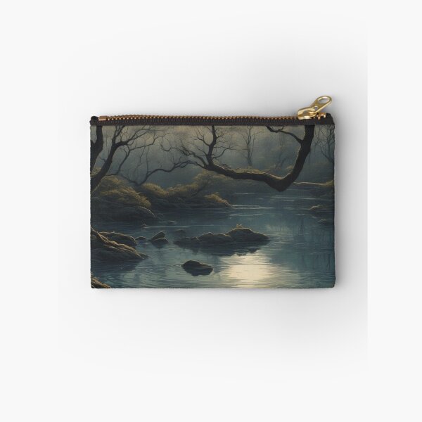 Item preview, Moonlit Reflections: Detailed Victoria Forest Water Scene - Ultra High Quality Vector Bookmark designed and sold by RedArtG09.