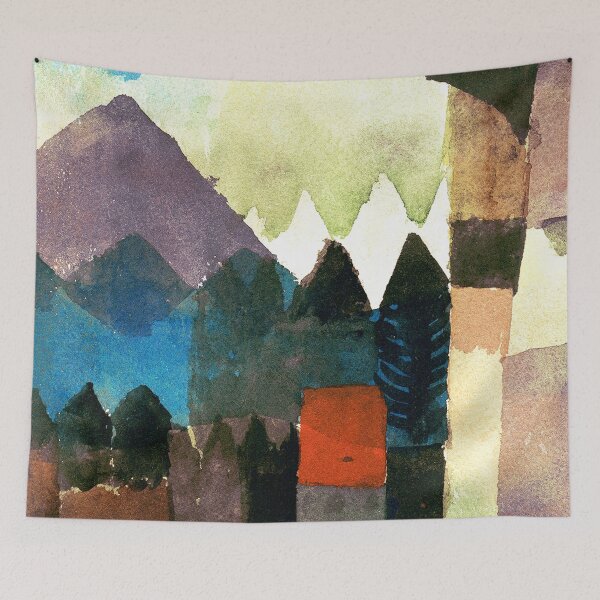 Item preview, HD. 'Föhn' Wind in Marc's Garden, by Paul Klee designed and sold by MINDTHECHERRY.