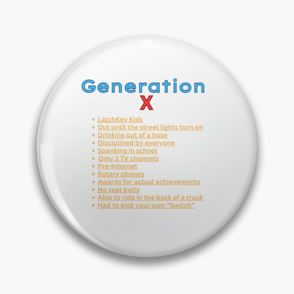 Item preview, Generation X Life List 1 designed and sold by Joecool68.