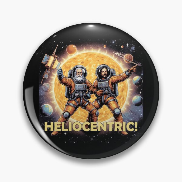 Item preview, Heliocentric! Sol Mates Copernicus and Galileo designed and sold by Spjutdotter.