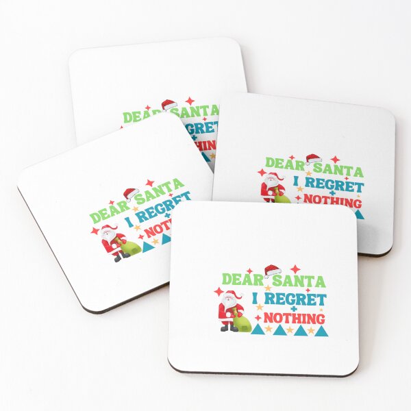 Item preview, Dear Santa I Regret Nothing Christmas Pjs Family Matching designed and sold by CLAROCHOP.