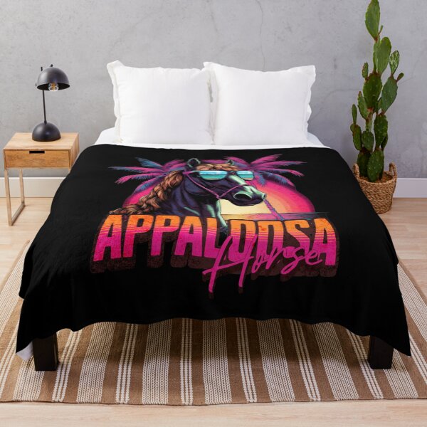 Item preview, Retro Wave Appaloosa Horse Miami designed and sold by RedDesignSyc.