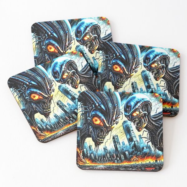Item preview, Aliens destroying civilization  designed and sold by Kenndall.