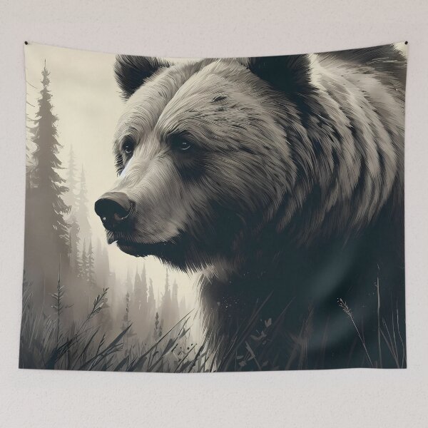 Artikelvorschau, Grizzly Art #6 | Grizzly-Liebhaber entworfen und verkauft von ksgraphics222.