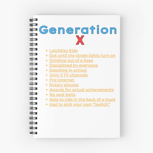 Item preview, Generation X Life List 1 designed and sold by Joecool68.