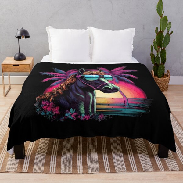 Item preview, Retro Wave Appaloosa Horse Good Vibes designed and sold by RedDesignSyc.