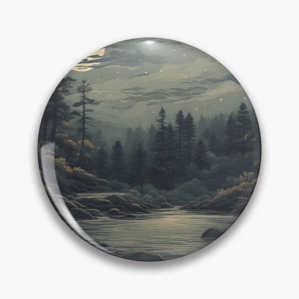 Item preview, Lunar Serenity: Victoria Forest Water - High-Quality Minimalistic Bookmark by REDARTG09 designed and sold by RedArtG09.