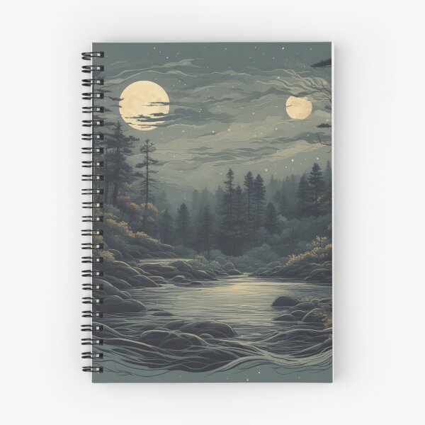 Item preview, Lunar Serenity: Victoria Forest Water - High-Quality Minimalistic Bookmark by REDARTG09 designed and sold by RedArtG09.