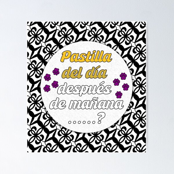 Item preview, Pastilla del día después de mañana designed and sold by AlbertoMaza.