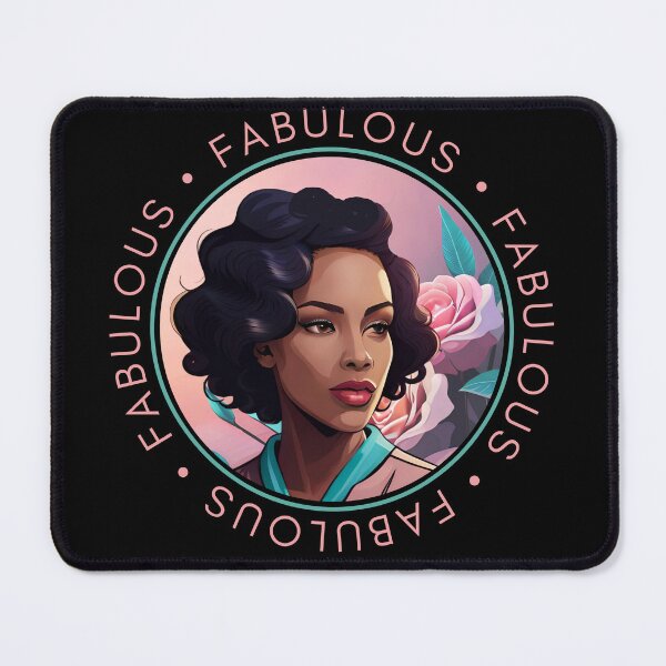Item preview, Glam Woman Ebony Pink Fabulous Motivation Pink Roses designed and sold by Melan Designs.