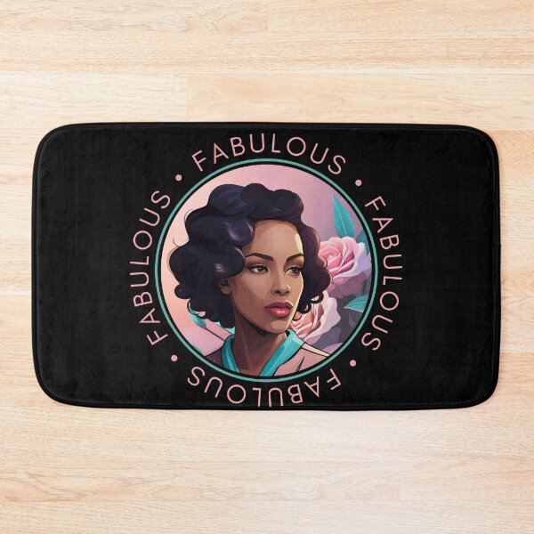 Item preview, Glam Woman Ebony Pink Fabulous Motivation Pink Roses  designed and sold by Melan Designs.