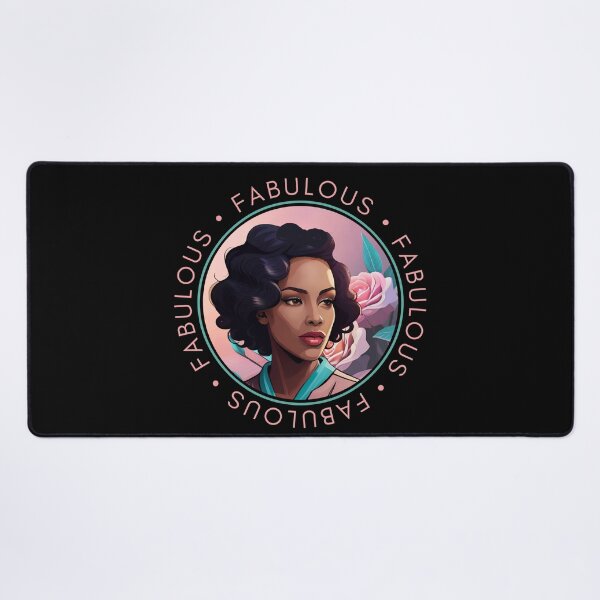 Item preview, Glam Woman Ebony Pink Fabulous Motivation Pink Roses  designed and sold by Melan Designs.