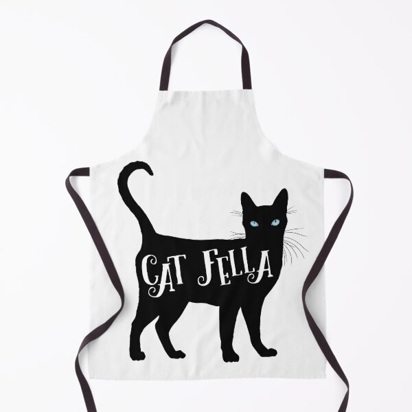 Item preview, Cat Fella in Black Cat Silhouette Blue Eyes designed and sold by Carleah Unique.