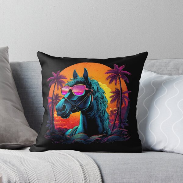 Item preview, Retro Wave Andalusia Horse designed and sold by RedDesignSyc.