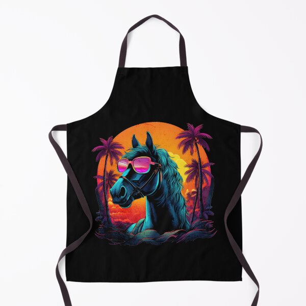 Item preview, Retro Wave Andalusia Horse designed and sold by RedDesignSyc.
