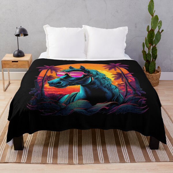 Item preview, Retro Wave Andalusia Horse designed and sold by RedDesignSyc.