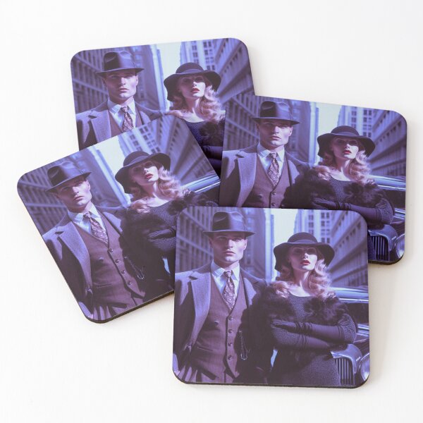 Item preview, 1930's Downtown Couple Old Times Photography designed and sold by TheDarkWardrobe.