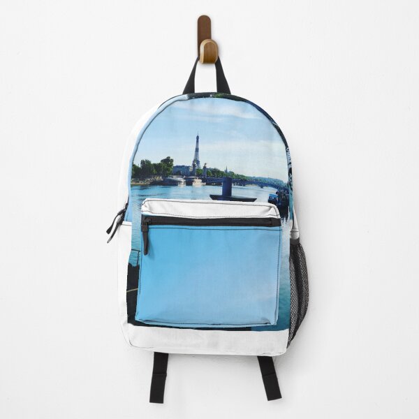 Item preview, The Seine, Spring, Boat, Eiffel Tower, Sky, Blue designed and sold by Khaled Ameur.