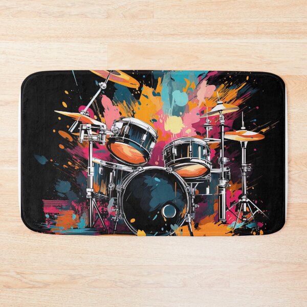 Item preview, artistic watercolor drum designed and sold by artyficial-.