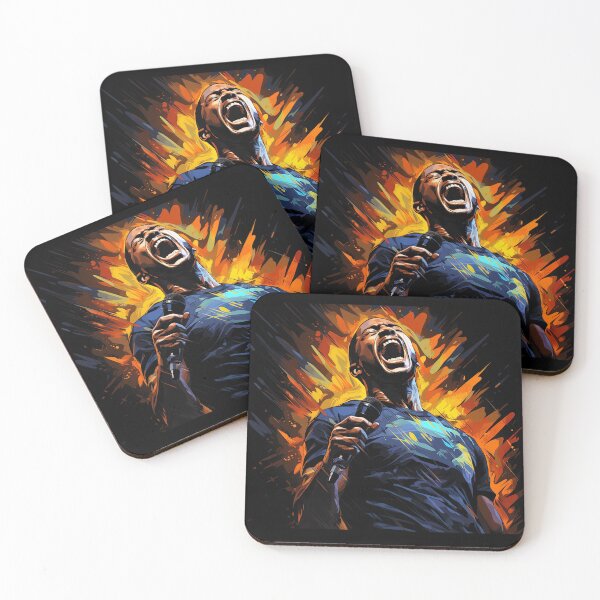 Item preview, black man singing his heart out designed and sold by artyficial-.