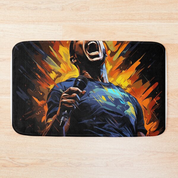 Item preview, black man singing his heart out designed and sold by artyficial-.