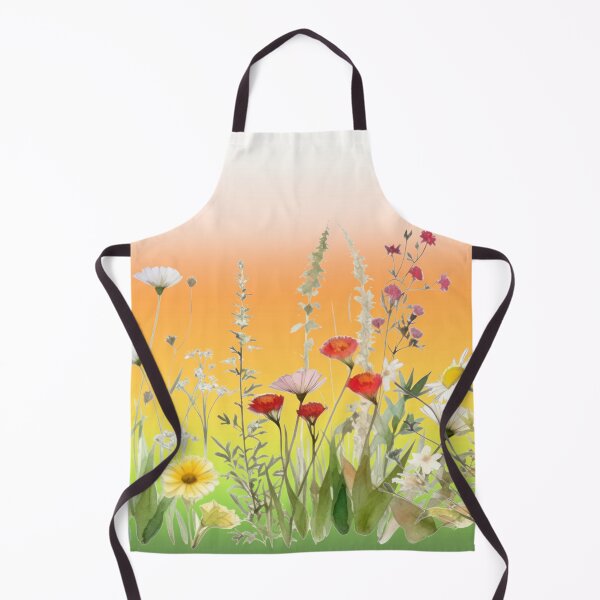 Item preview, Summerbreeze and wild flowers on vibrant sky designed and sold by coloryourwings.
