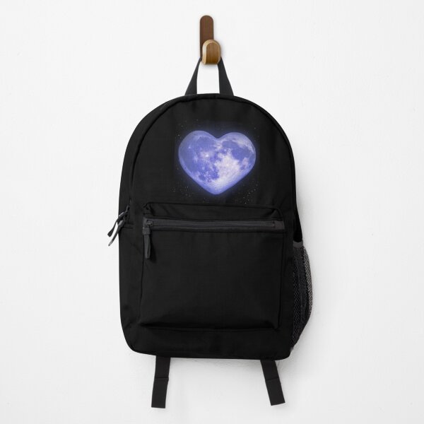 Item preview, Blue cute full moon heart cyber core aesthetic designed and sold by Kayochine.