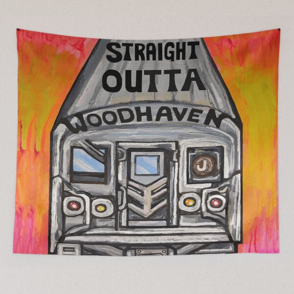 Item preview, Straight Outta Woodhaven J Train designed and sold by Deborah Camp.