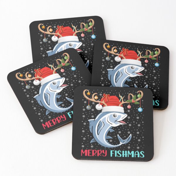 Item preview,  Merry Fishmas Santa Hat Christmas Vibes  designed and sold by Smix Pixels.