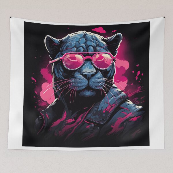 Item preview, cool pink sunglasses leopard designed and sold by artyficial-.
