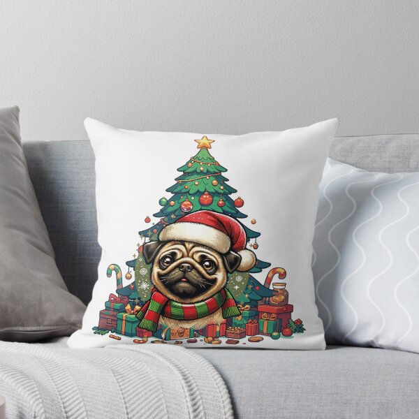 Item preview, Christmas pug puppy designed and sold by netrok.