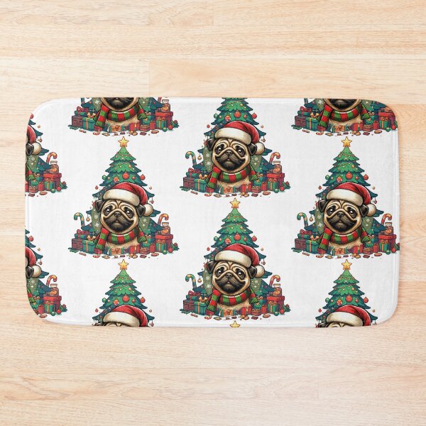 Item preview, Christmas pug puppy designed and sold by netrok.