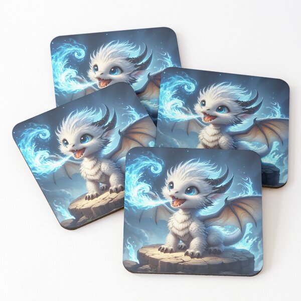 Item preview, The Enchantment of the Baby White Dragon designed and sold by autrouvetout.