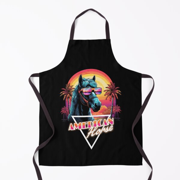 Item preview, Retro Wave American Horse Vibes designed and sold by RedDesignSyc.