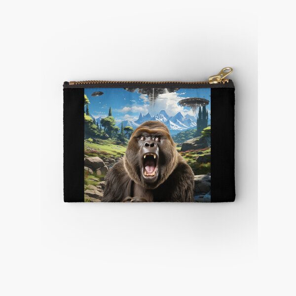 Item preview, Monkey Selfie with UFOs designed and sold by Master-Print.