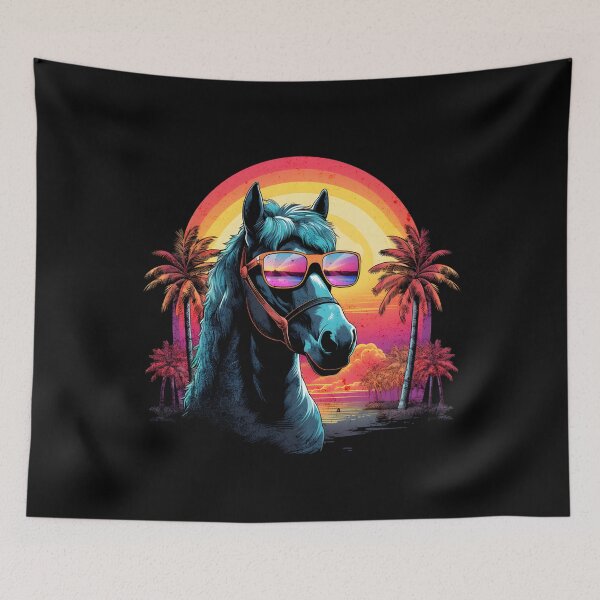 Item preview, Retro Wave American Horse designed and sold by RedDesignSyc.