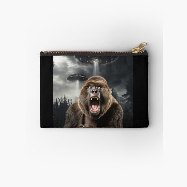 Item preview, Monkey Selfie with UFOs designed and sold by Master-Print.