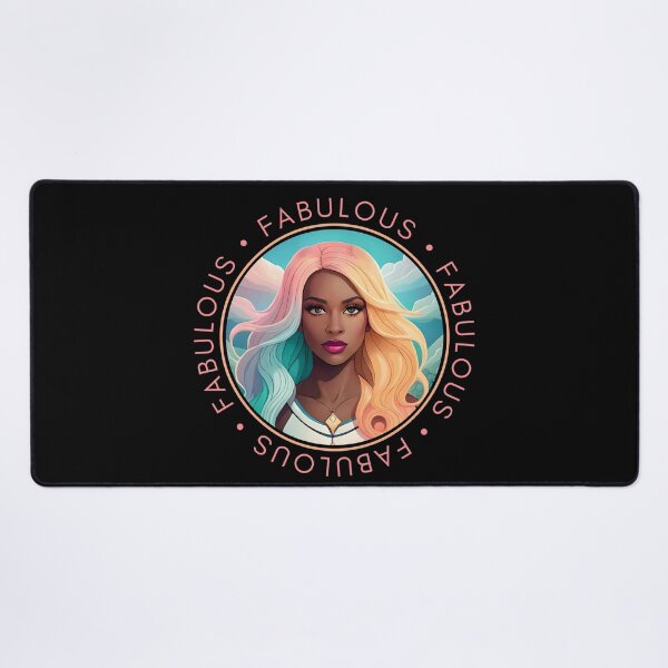 Item preview, Glam Woman Cloud Pink Fabulous Motivation Orange Circle designed and sold by Melan Designs.
