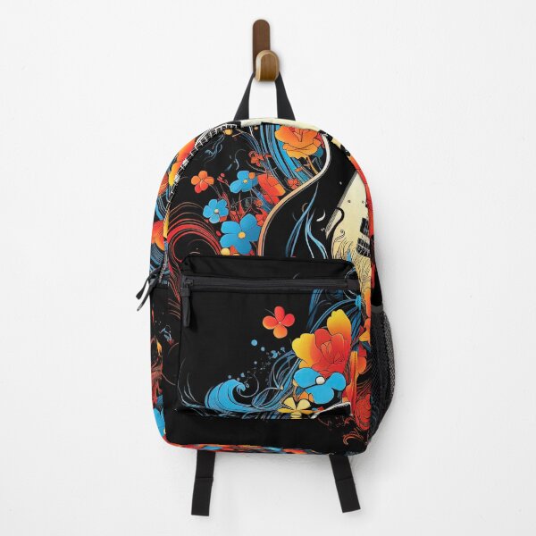Item preview, guitar in flowers designed and sold by artyficial-.