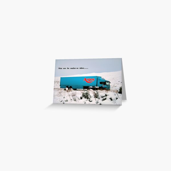 Argos Greeting Card