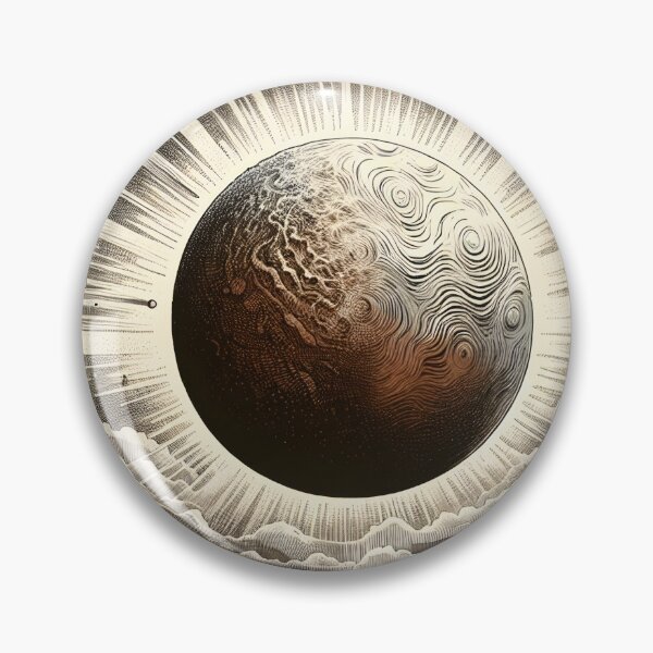 Item preview, Celestial Orb Amidst Cosmic Cloudscapes designed and sold by PictorialWhimsy.