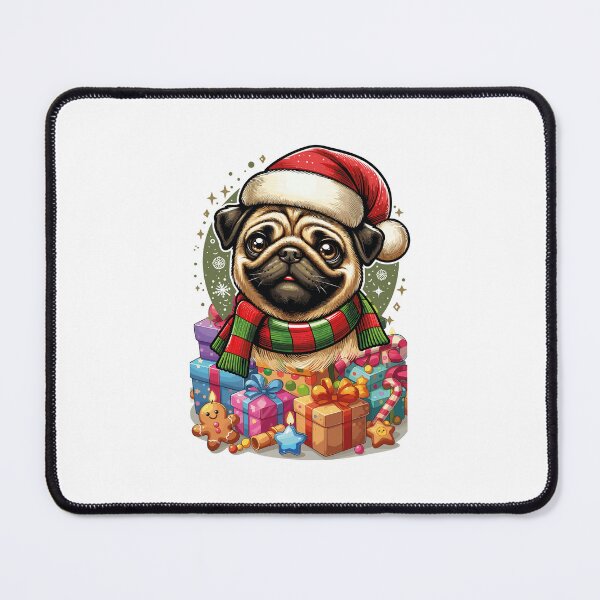 Item preview, Christmas pug puppy designed and sold by netrok.