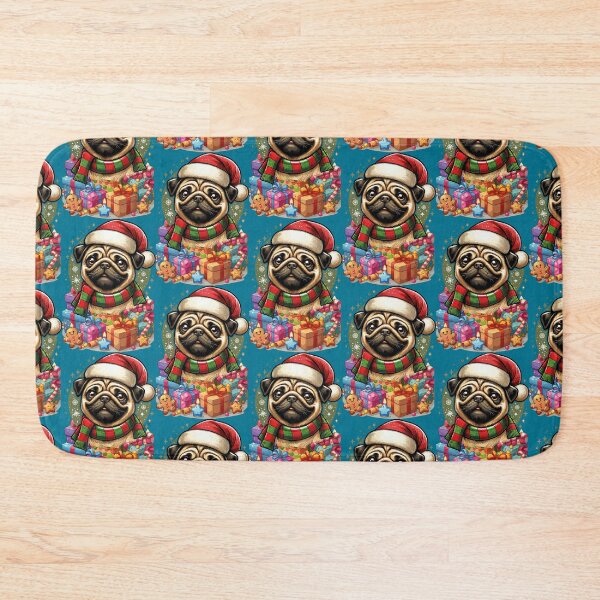 Item preview, Christmas pug puppy designed and sold by netrok.