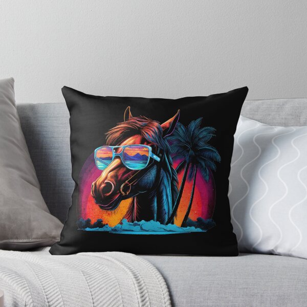 Item preview, Retro Wave American Horse Good Vibes designed and sold by RedDesignSyc.