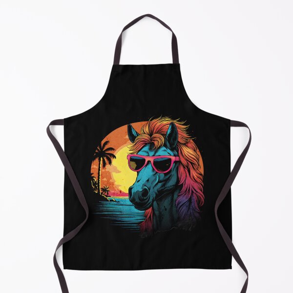 Item preview, Colorfull Retro Wave Shetland Pony Horse designed and sold by RedDesignSyc.