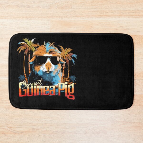 Item preview, Retro Wave Brown Coronet Guinea Pig designed and sold by RedDesignSyc.