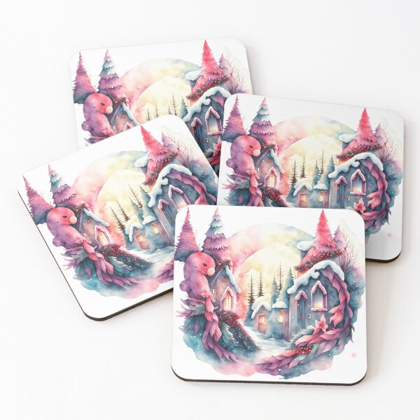 Item preview, Winter Wonderland Idyllic Snowy Townscape designed and sold by Openspace2020.