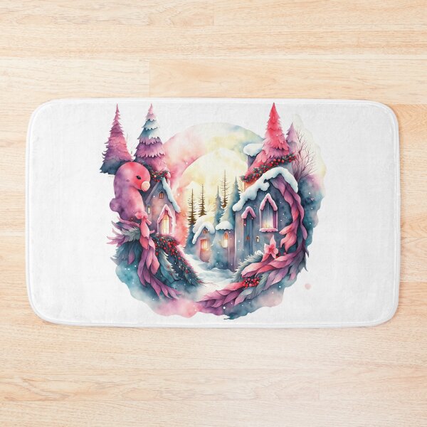 Item preview, Winter Wonderland Idyllic Snowy Townscape designed and sold by Openspace2020.