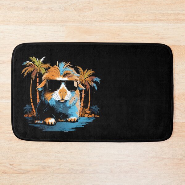 Item preview, Retro Wave Brown Coronet Guinea Pig designed and sold by RedDesignSyc.