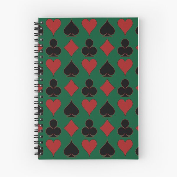 Item preview, Card Suits - Red and Black on Green designed and sold by Tree45.